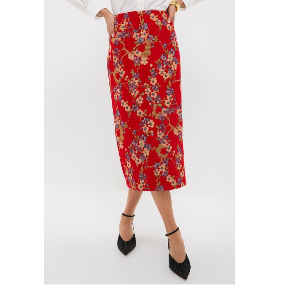 Tuckernuck Sakura Blossom Chenille Jacquard Ellington Skirt